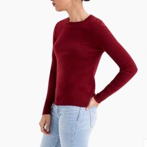 J.CREW Cashmere slim-fit crewneck sweater XXS